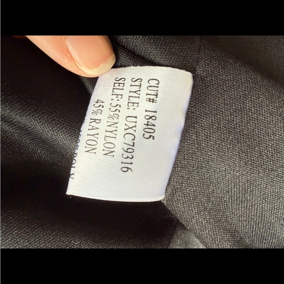 Tadashi Collection Wrap Jacket Black Lace Overlay Floral Sequence Beaded Size 6 - Picture 6 of 7